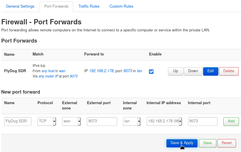 Port Forwarding